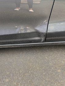 Door Scratch Repair — Before